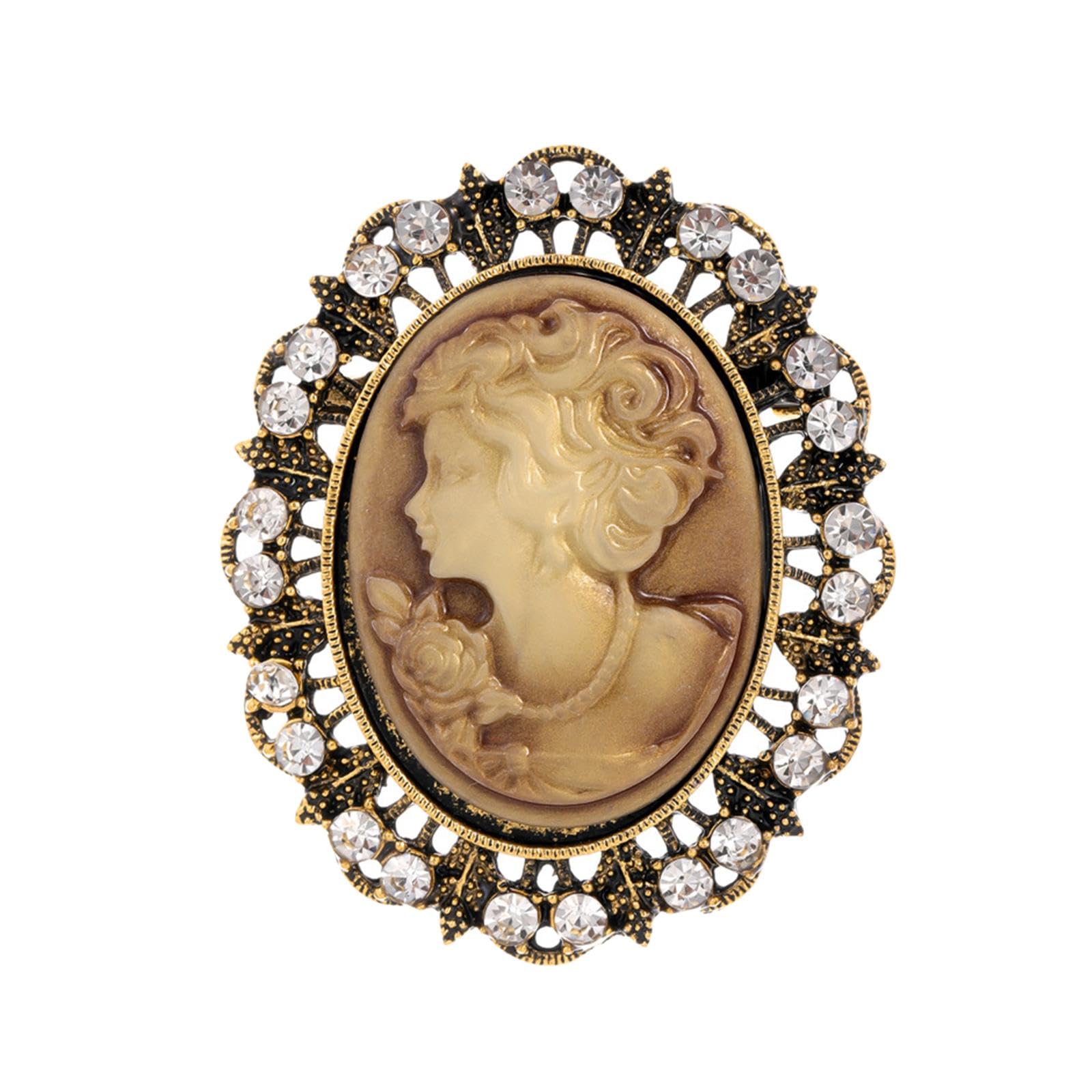 styleheaven Lady Portrait Brooch Badge DIY Craft Badge Pins for Handbags Lapel Christmas B |Jewelry & Watches | Fashion Jewelry | Pins & Brooches-picture-17