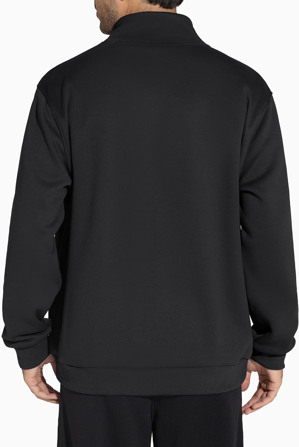 THE GYM PEOPLE Men's Fleece Full Zip Up Sweatshirts Mock Neck Long Sleeves Workout Jacket with Pockets - Image 4