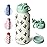 BOTTLE BOTTLE 32oz Insulated Water Bottle Stainless Steel Sport Water Bottle with Straw Dual-use Lid Design for Gym with Pill Box (Sweet Oasis)