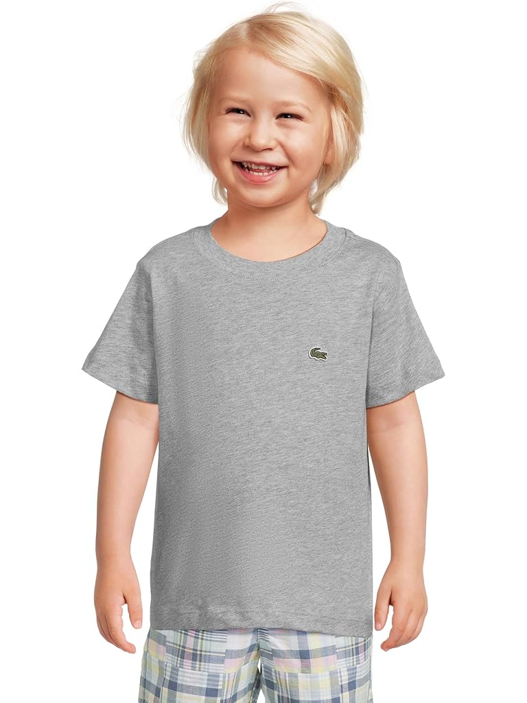 Gray Lacoste Core Tee (Little Kid/Big Kid)