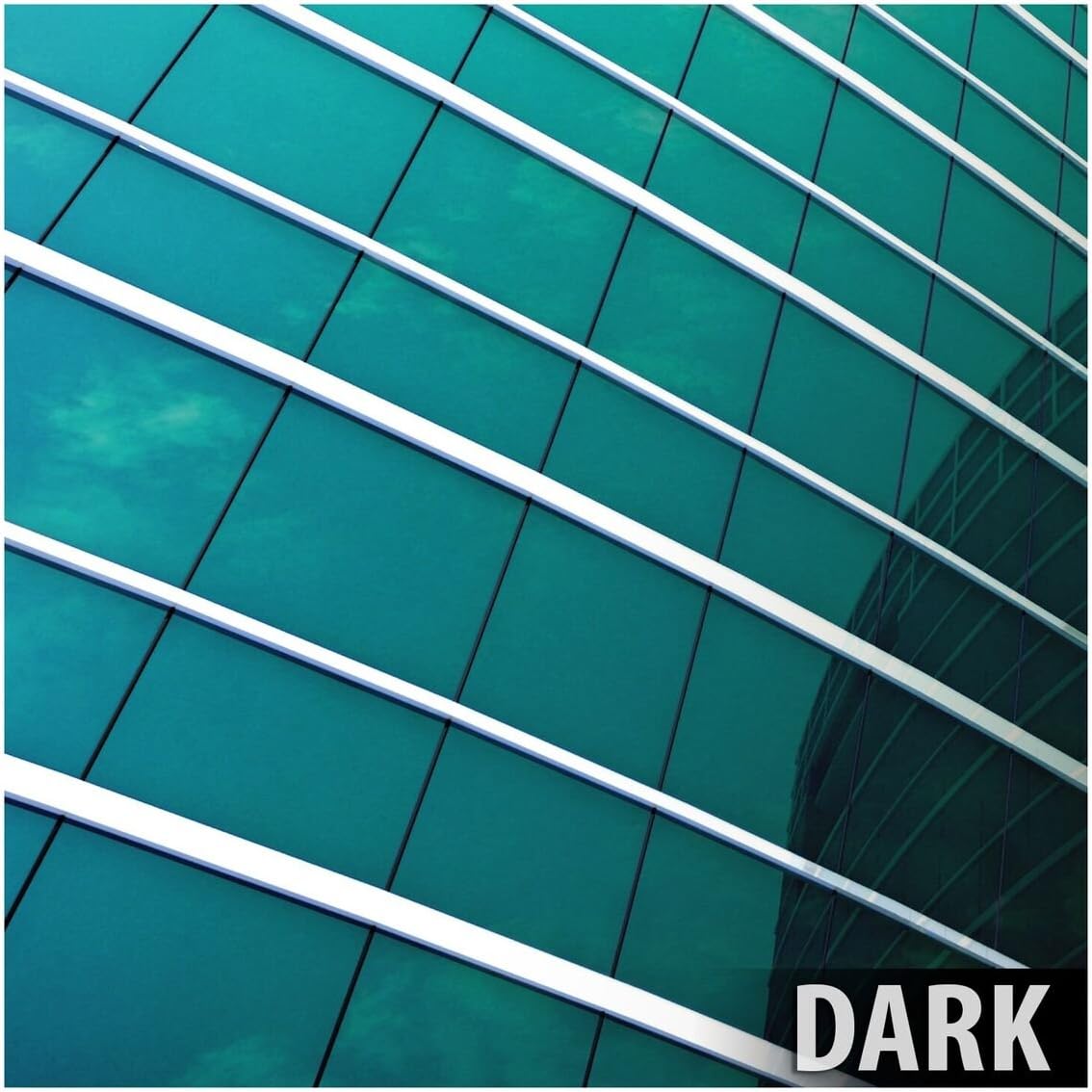 BDF PRGN Window Film Premium Color High Heat Control and Daytime Privacy Green Outside, Silver Inside - 48in X 50ft