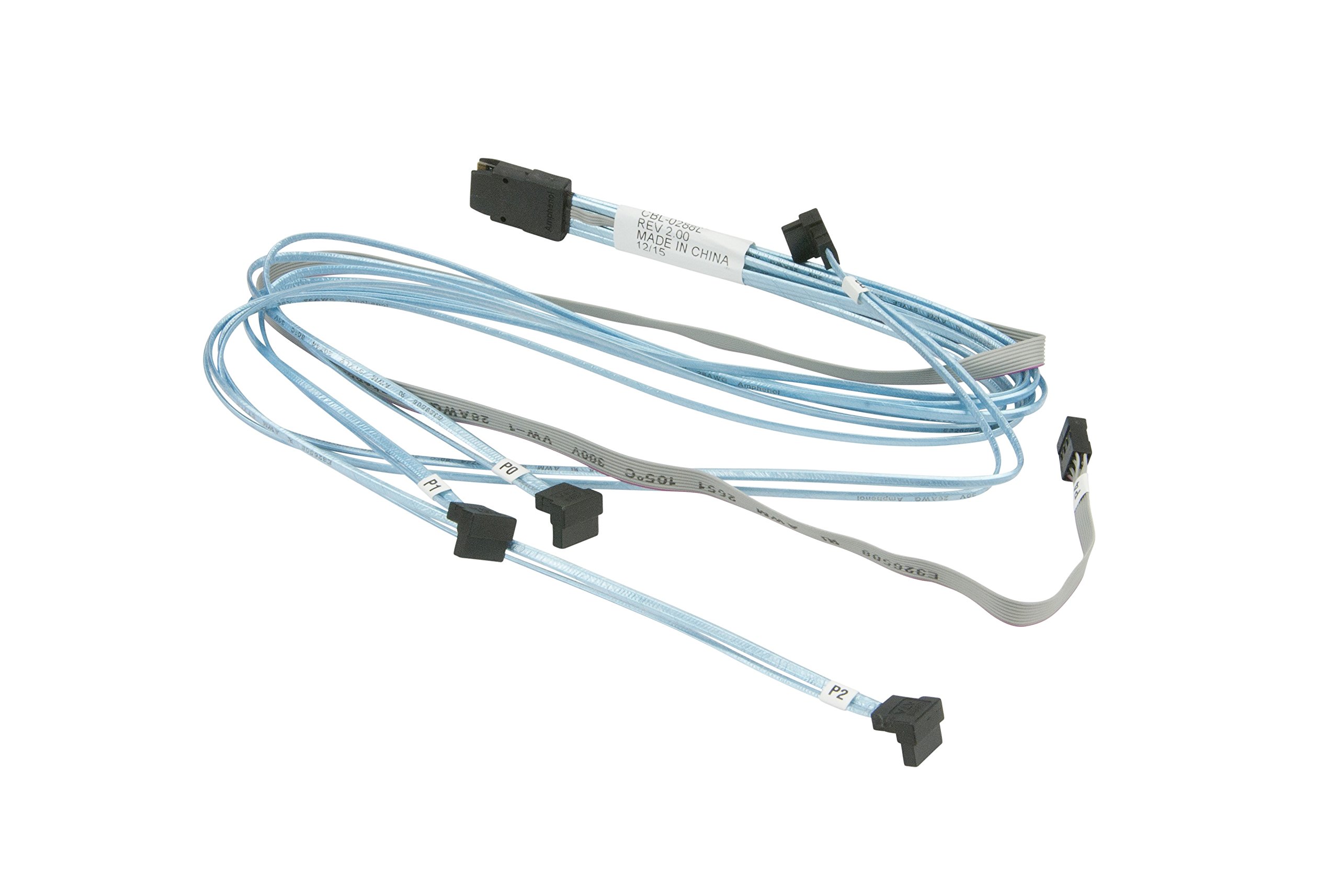 Supermicro Cavo IPASS a 4SATA 50/50/60/70cm ad angolo retto con lato Ba CBL-0288L