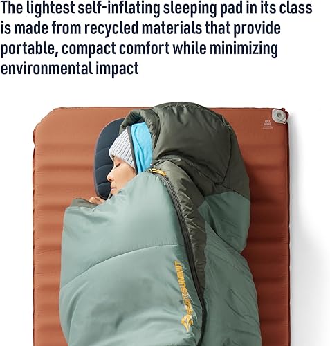 Miniatura 2 de Sea to Summit Pursuit - Tapete de dormir autoinflable para camping y mochilero, rectangular, grande y ancho (78 x 30 x 2 pulgadas)