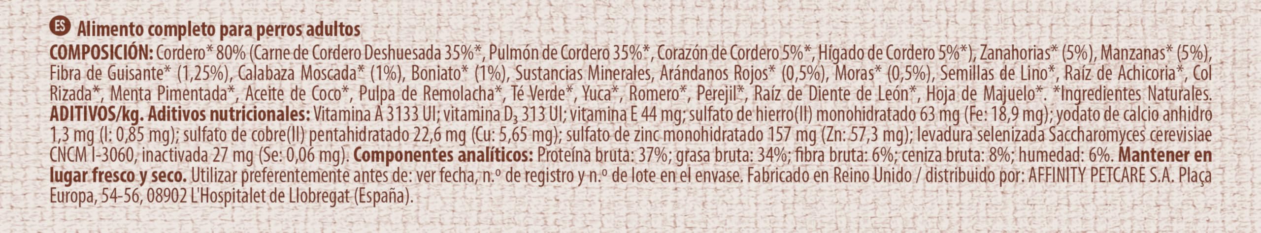 Nature's Variety Freeze Dried Gefriergetrocknete Lammtoppers für Hunde, Box mit 7 x 40 g