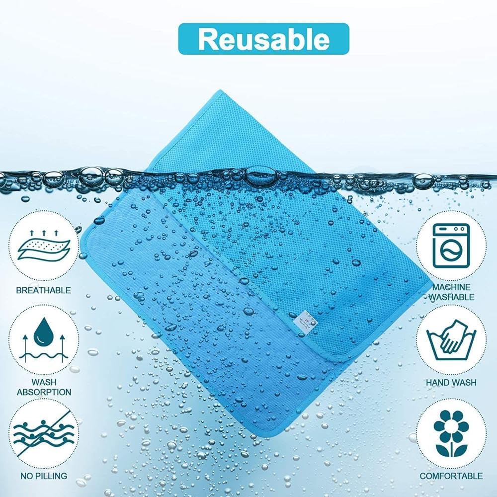 Tapete de resfriamento para animais de estimação gelo seda lavável almofada de resfriamento para cães e gatos filhote de cachorro cobertor para sofá chão assento de carro (P (50 x 40 cm), cinza)