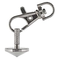 Algopix Similar Product 4 - Keychain Metal Spinning Top  Snaphook