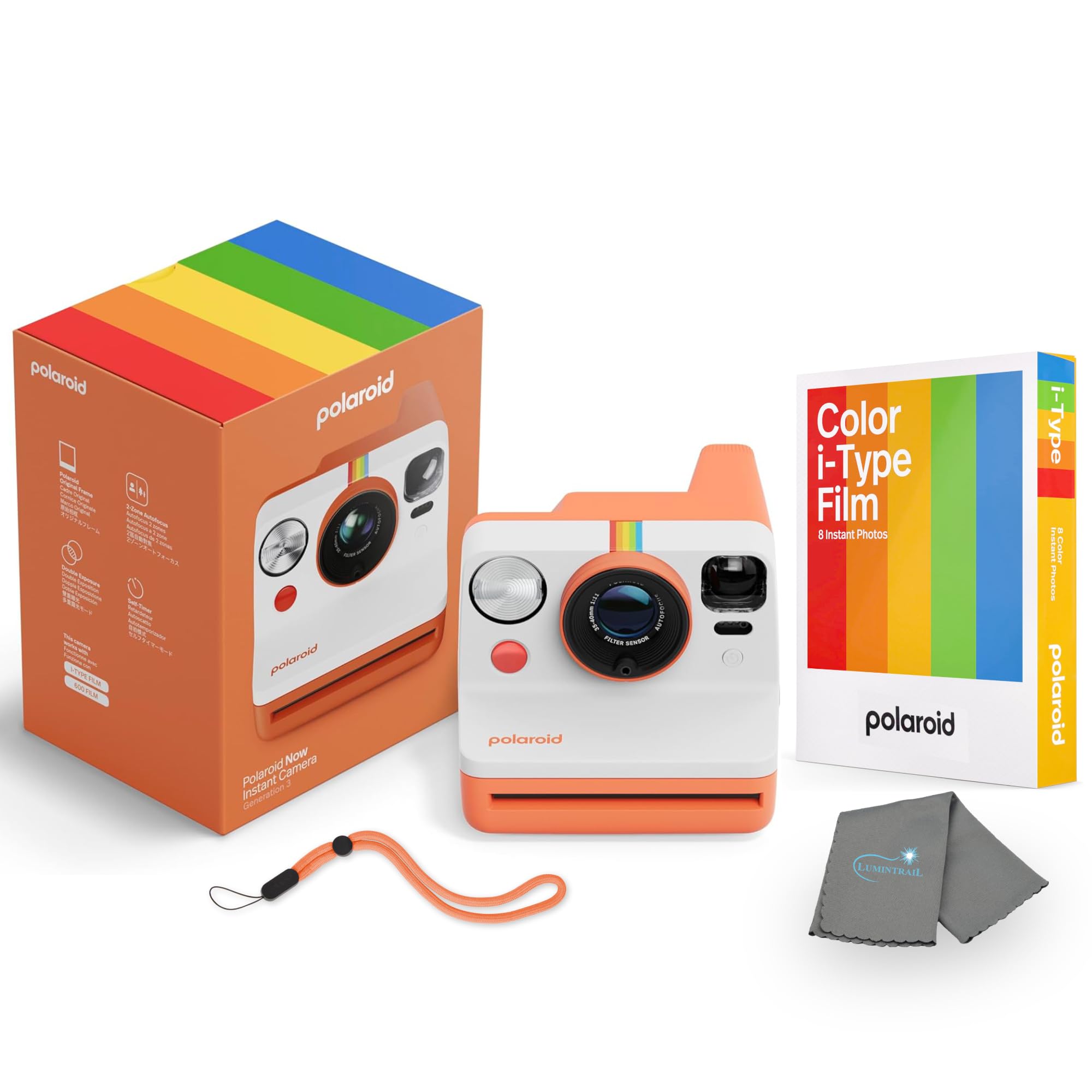 Amazon.com : Polaroid Now 3rd Generation i-Type Instant Camera + 8