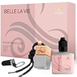 Belle La Vie Car Air Fresheners Gift Set | Luxury Perfume-Inspired Car Air Freshener for Women | Strong and Sophisticated Car Scents for Women | Refillable Essential Oil Infused Car Cologne by Perfa