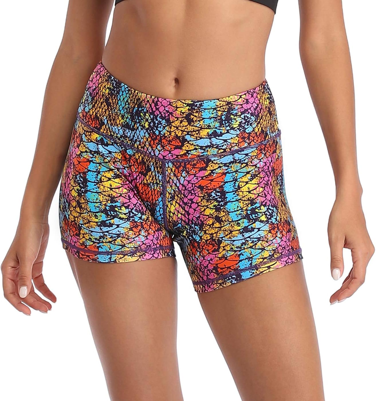 HDE Womens Workout Shorts 4 Inch Inseam – Athletic Shorts for Women for Gym Yoga Running Volleyball: Clothing