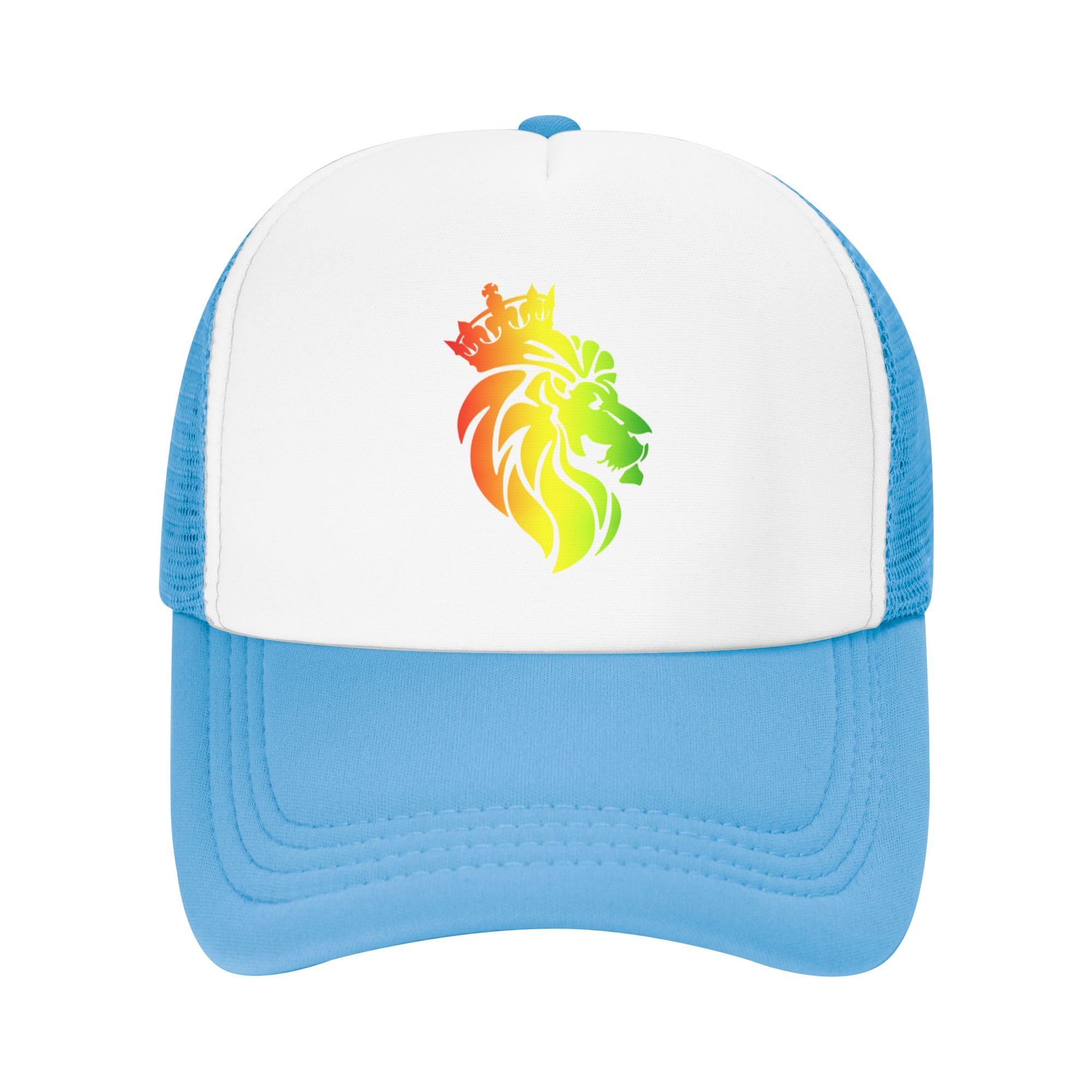 Lion Crown Lightweight Mesh Baseball Hat Fishing Sun Cap Outdoor Casual Cap