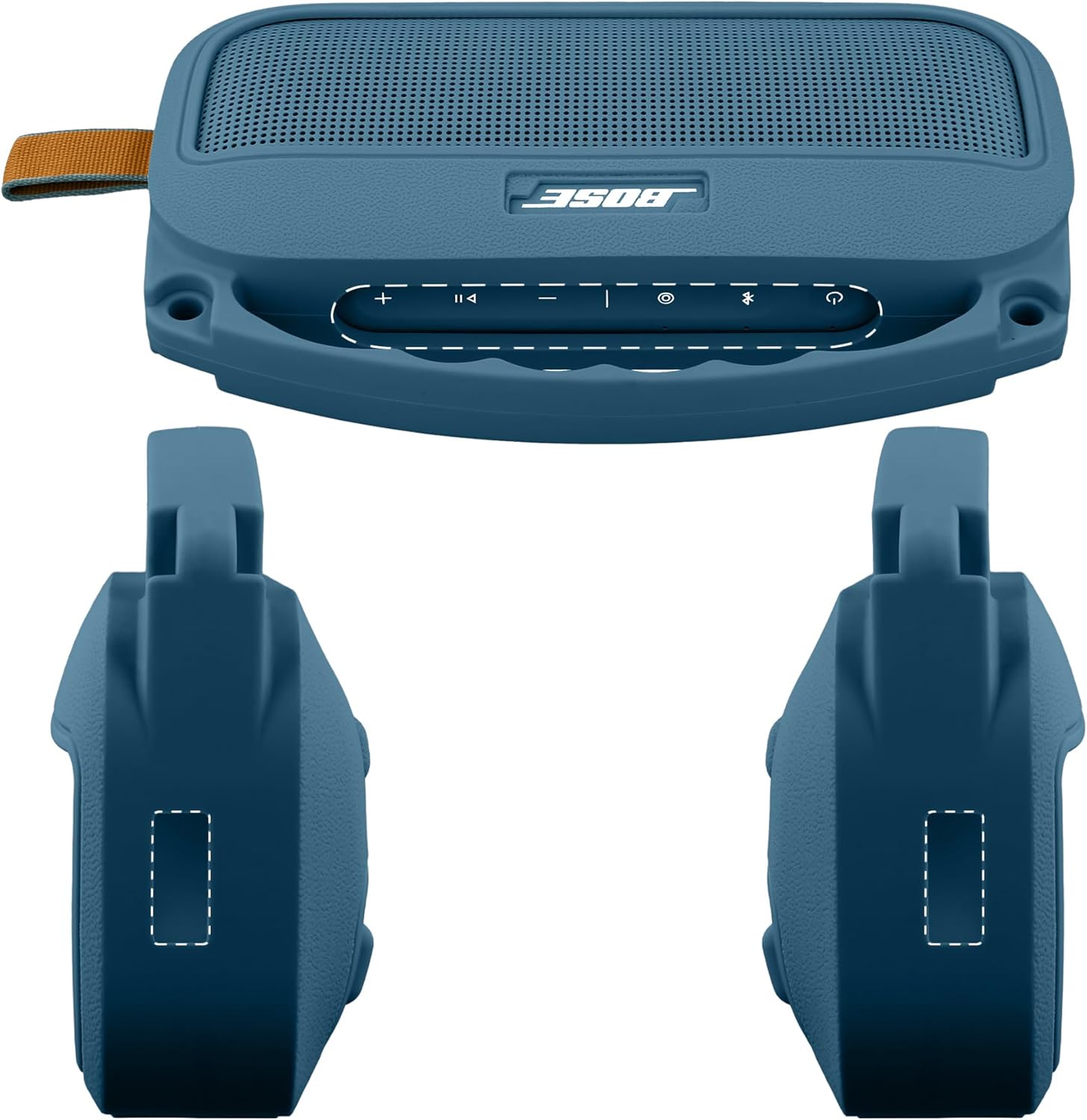 Soft Silicone Cover Case for Bose New SoundLink Flex Portable Bluetooth Speaker 2nd Gen,Twilight Blue Silicone Cover - Image 4