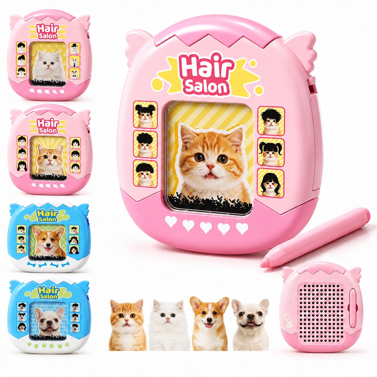 2-in-1 Cat Magnetic Drawing Board, Fun Magnetic Diy Hair Styling Toy