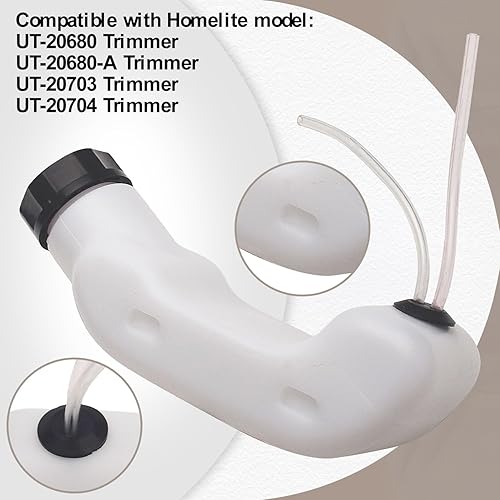 Miniatura 4 de 308181004 Depósito de combustible para recortadora de línea compatible con Homelite Ryobi 308181004 308123004 Cortadores de línea de cuerda soplador