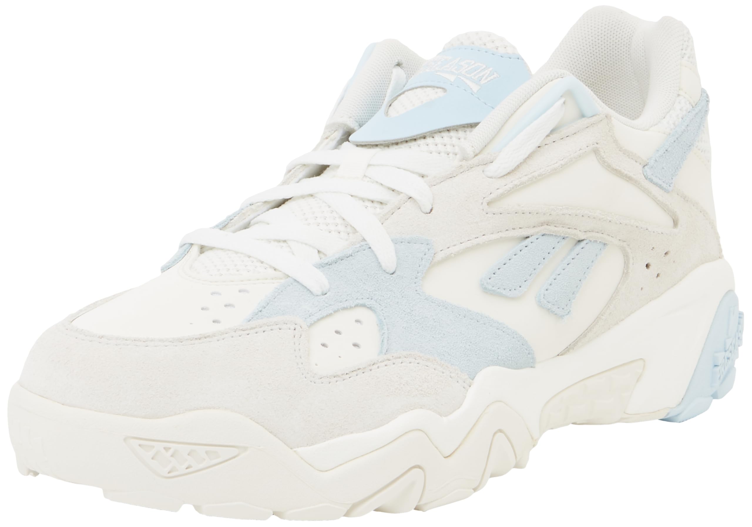 Reebok Unisex Preseason 94 Low Trainers, Chalk/Barely Grey/Glass Blue, 41 EU, Chalk Barely Grey Glass Blue, 8.5 UK