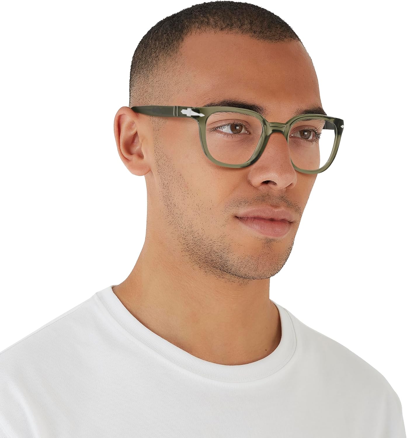 Persol Unisex Po3263v Square Prescription Eyewear Frames