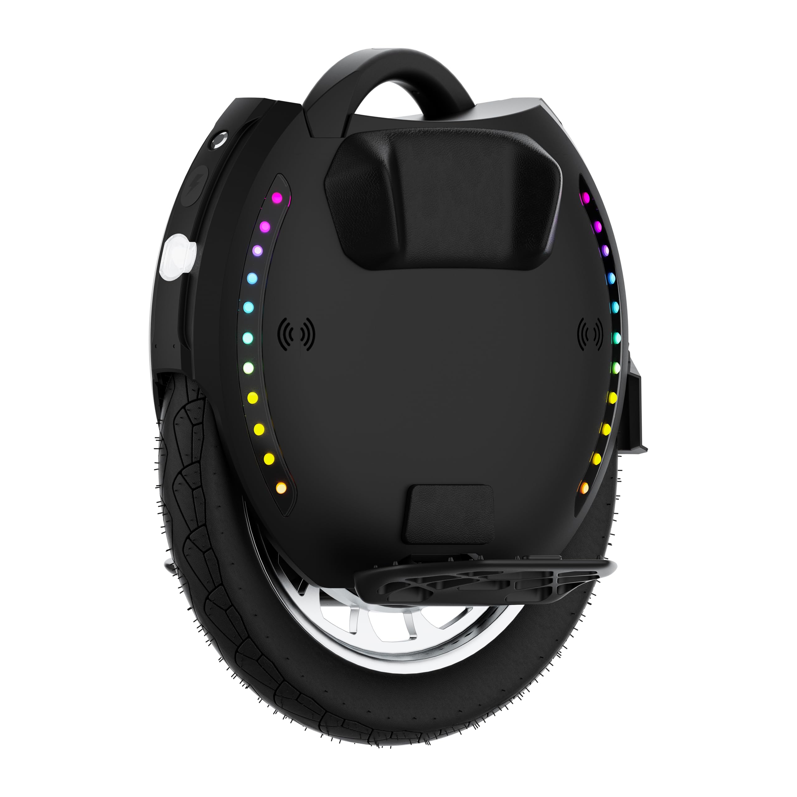 KINGSONG Ciclomotore elettrico KS-18L, adulto, nero, motore 2200W, autonomia fino a 80km, 25km/h limitati, pneumatico gonfiabile da 18", altoparlante e Bluetooth