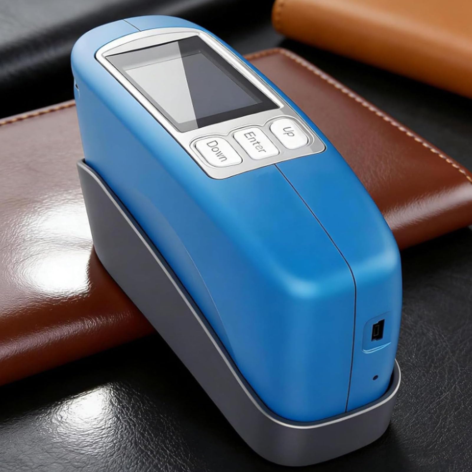 Hydravex Digital Glossmeter Gloss Meter Three Angle Gloss Meter with Test Angle 20° 60° 85° for Paint Ink Coating Electroplating Plastic Electronics Hardware and Other Fields