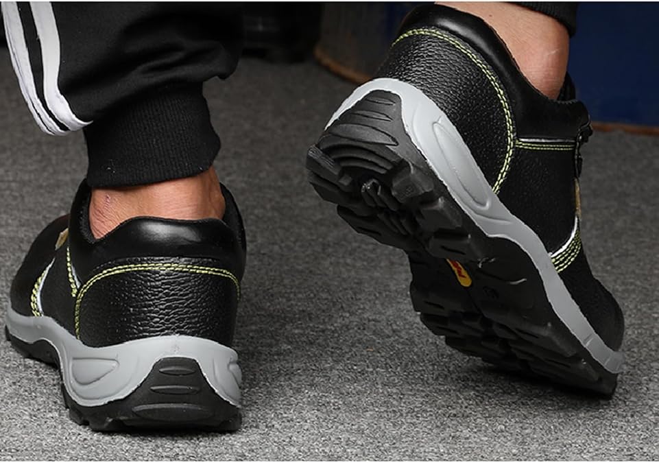 Amazon | [GUREITOJP] あんぜん靴 作業靴 本革 レザー レースアップ