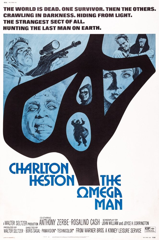 Amazon.com: Posterazzi The Omega Man From Top Left: Charlton