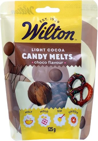 Wilton Candy Melts 125g – Pick Any 3 | Sweet Creamy Coating for Cake Pops, Cakes, Candies & Treats