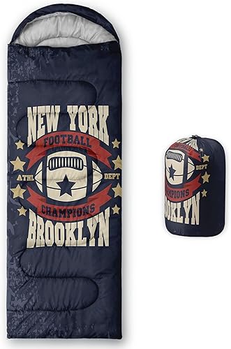 Miniatura 16 de Saco de dormir para niños y niñas, estampado de luna de cohete, ligero, cálido, portátil, para exteriores, interior, impermeable, resistente al