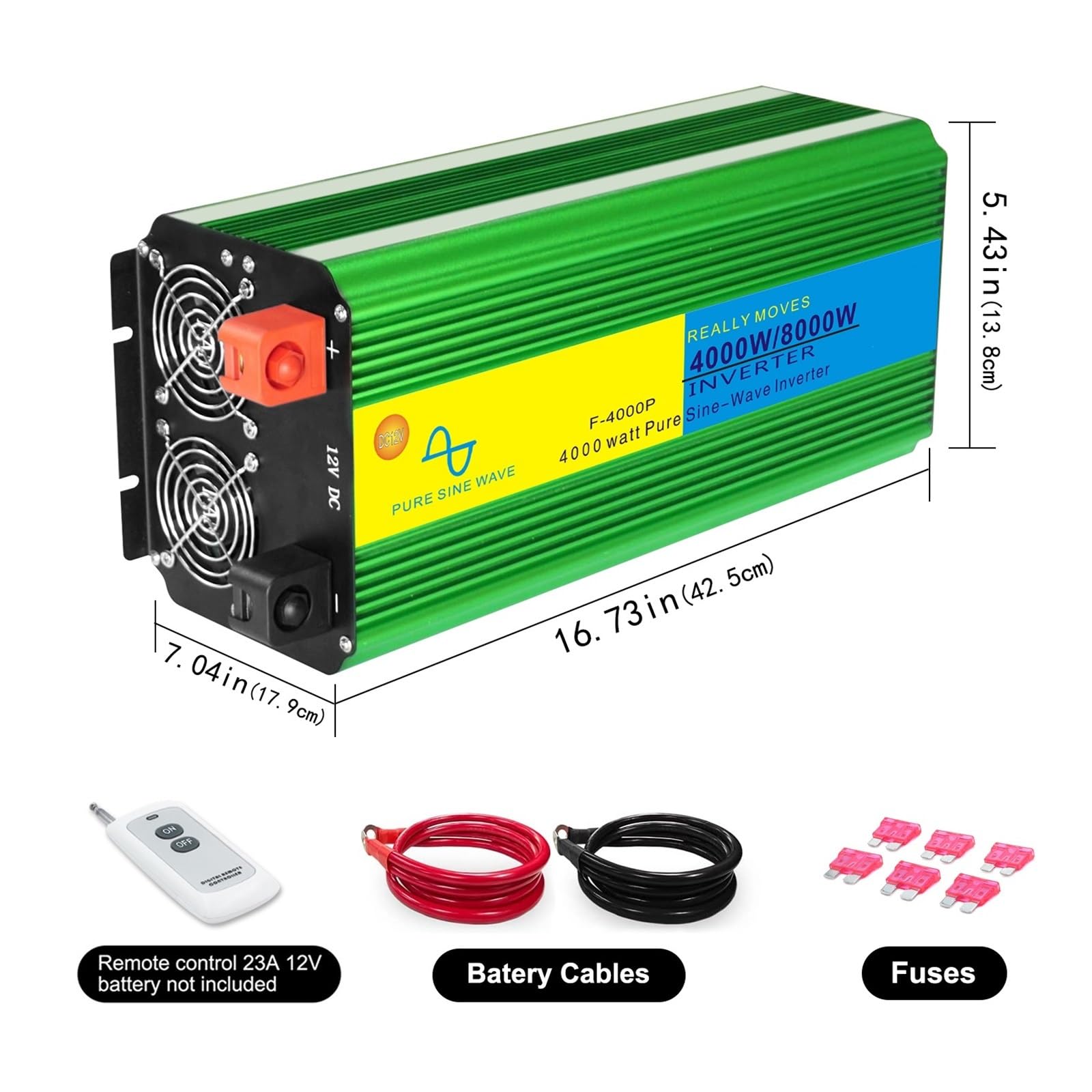 Przetwornica Czystej Fali Sinusoidalnej 12 V / 24 Do AC 8000 W Transformator Napięcia Mocy Falownik Solarny Bezpieczne Niezawodne Wszechstronne Zastosowanie(12V)