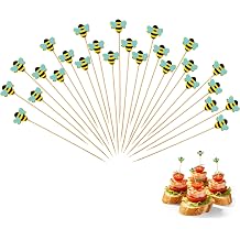 Summer Bees Cocktail Picks 200 PCS Toothpicks Party Decorations