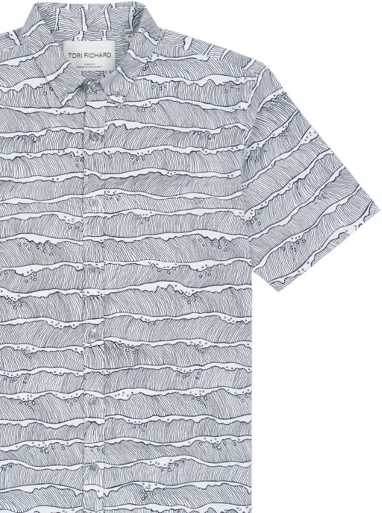 Tori Richard Men's Fresh Sets Tradewind Technology Short Sleeve Button Down Collar Shirt - Image 3