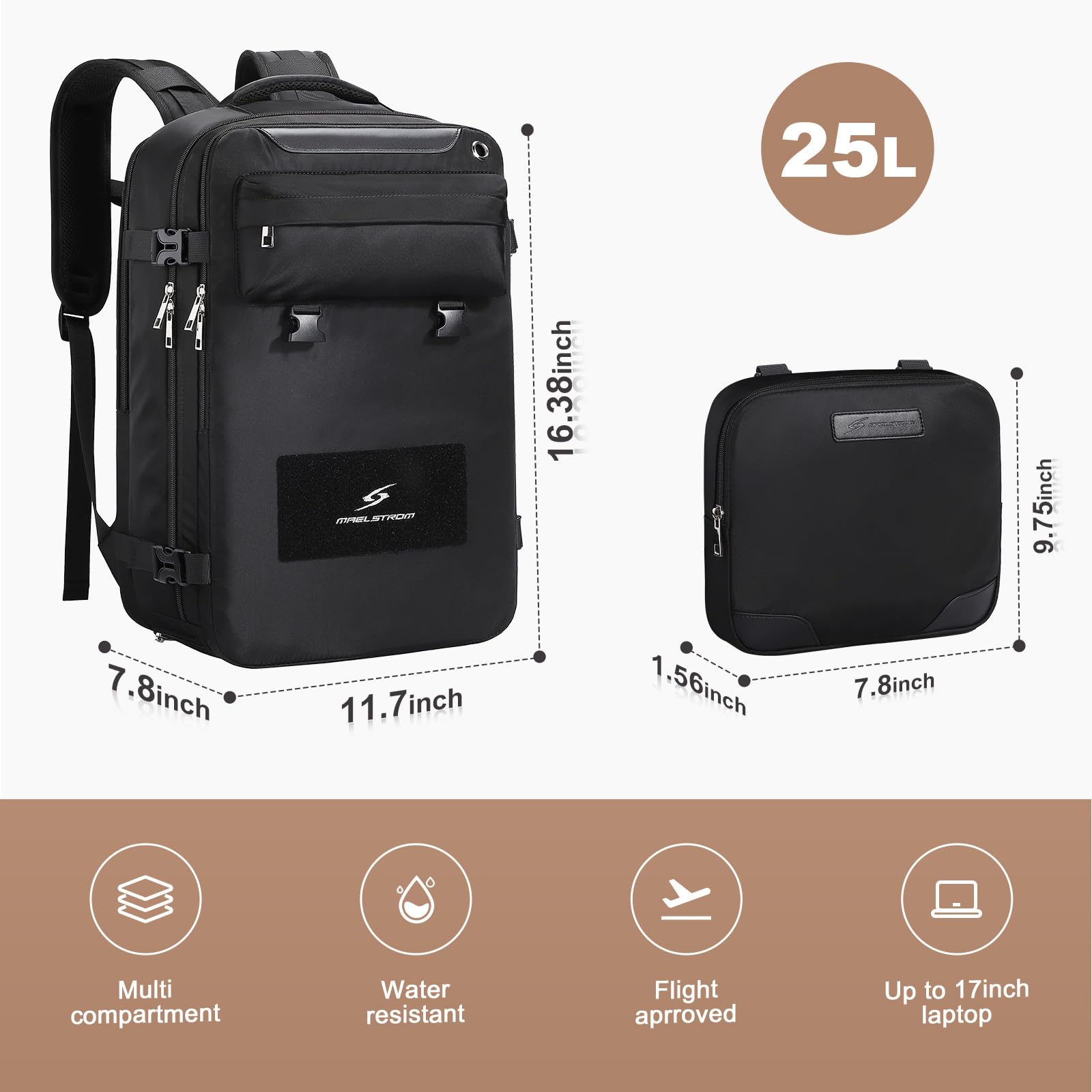 Maelstrom Mochila de Viaje Unisex Adulto