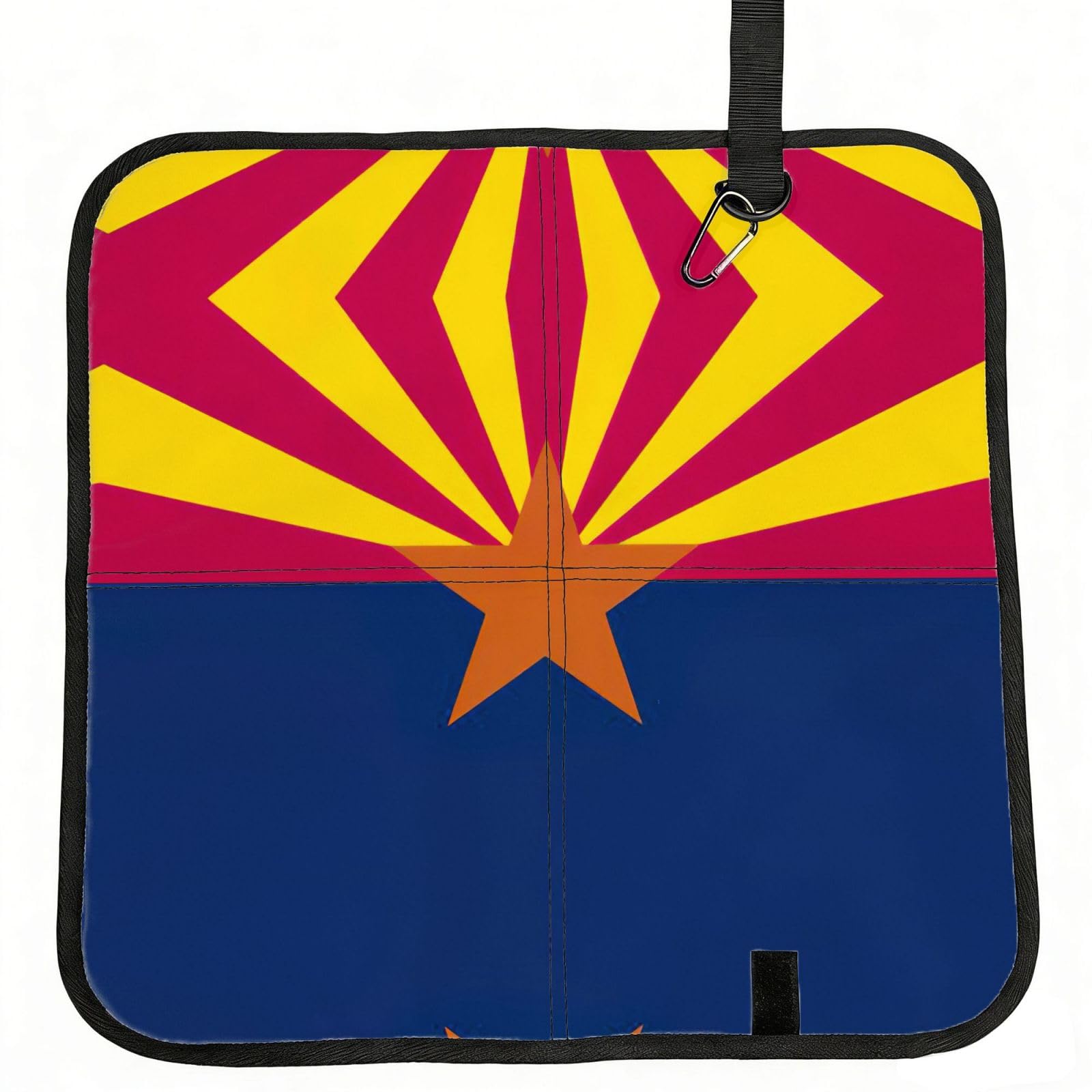 DIEzig Arizona state flag Printed Compact Foldable Sitting Pad Oxford Base, Portable Cushion for Fishing Sports Events