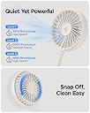 Spigen MagSafe Rechargeable Portable Fan, Handheld Mini Portable Fan (USB Charging, 3-Speed) (Metal Ring for Non-MagSafe Devices Included) - Dune Beige gallery image