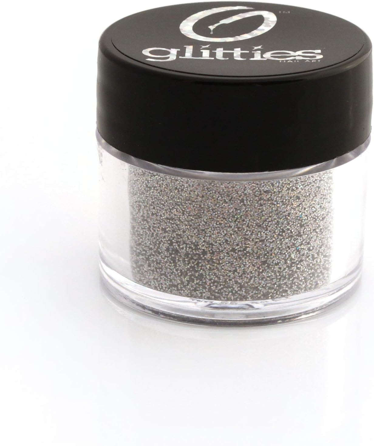 Silver Jewel - Holographic Loose Fine Glitter Powder (.008") - Great for Nail Art, Nail Polish, Gel, Gel Polish or Acrylic Nail Powder - Solvent Resistant - (10 Gram Jar)