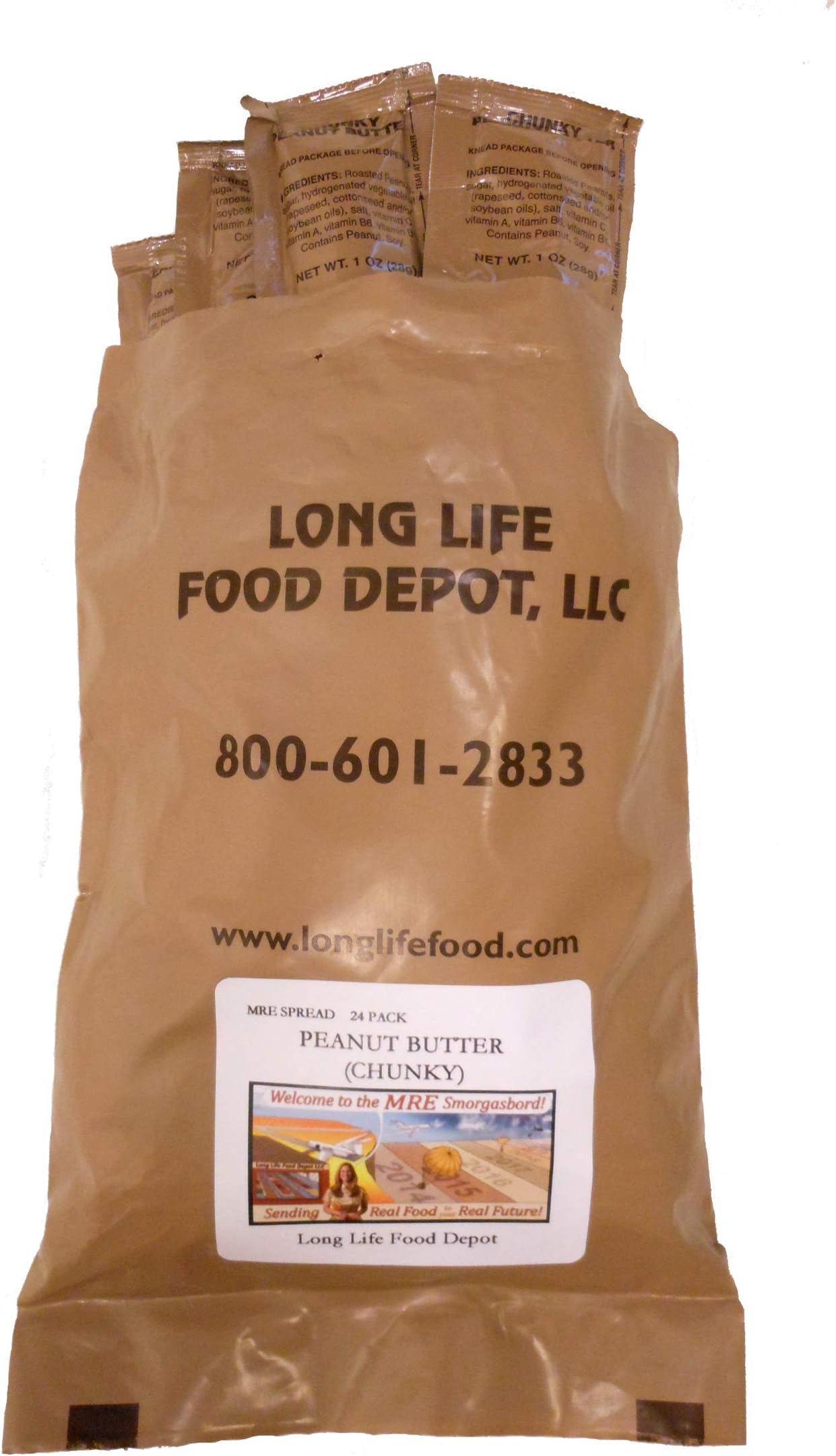 MRE Peanut Butter Spread - 24 Pack