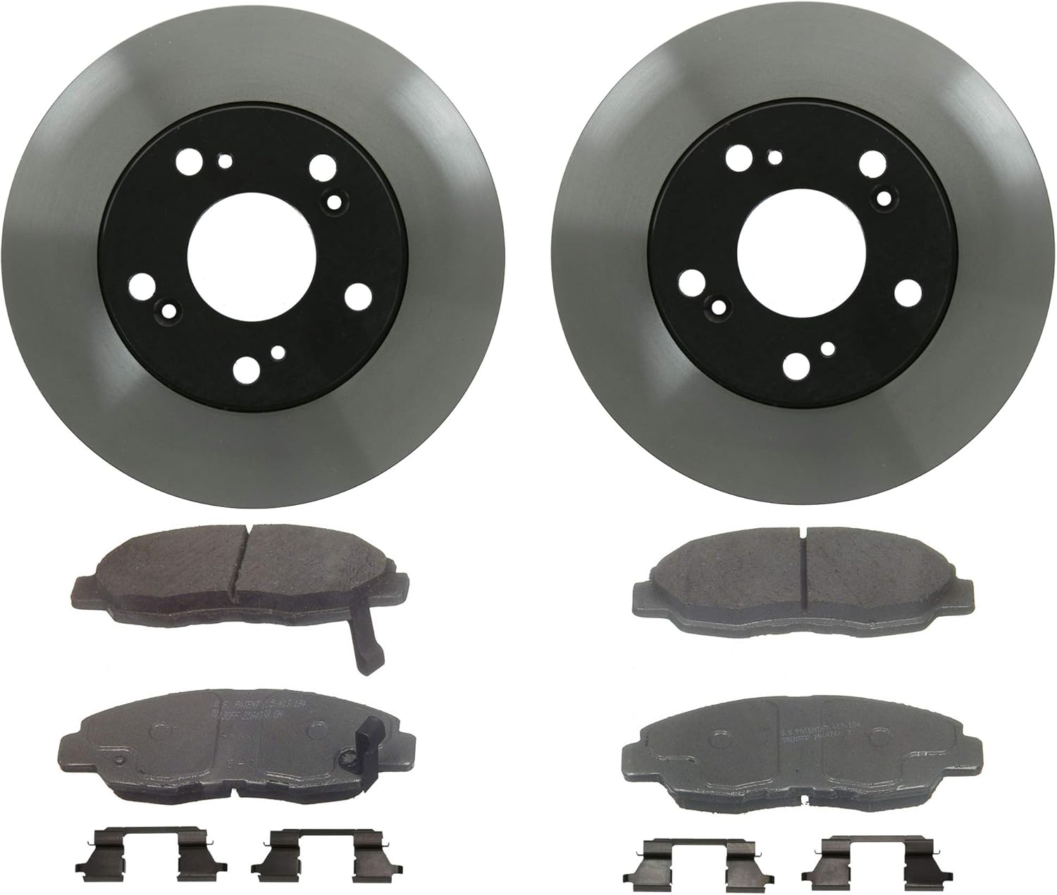 Wagner TQ QC465AVK1 Brake Pad & Rotor Kit with Hardware, Front, Fits 2008 Honda Civic and other vehicles