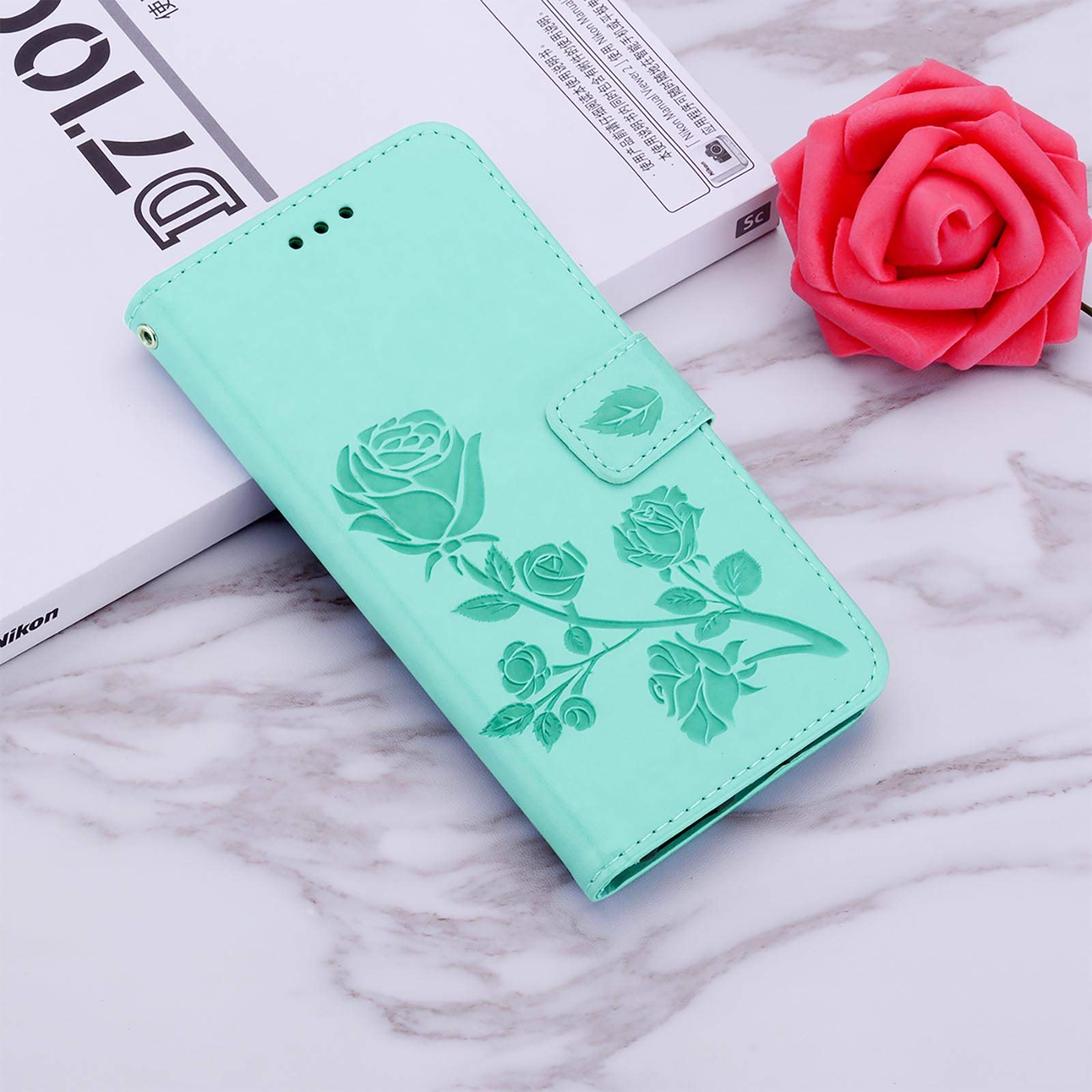 GOKEN Cover Pelle per Xiaomi Poco F5, Magnetica Custodia