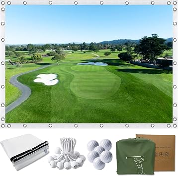 Golf Simulator Impact Screen 3D Air Mesh for Golf Training Indoor/Outdoor
