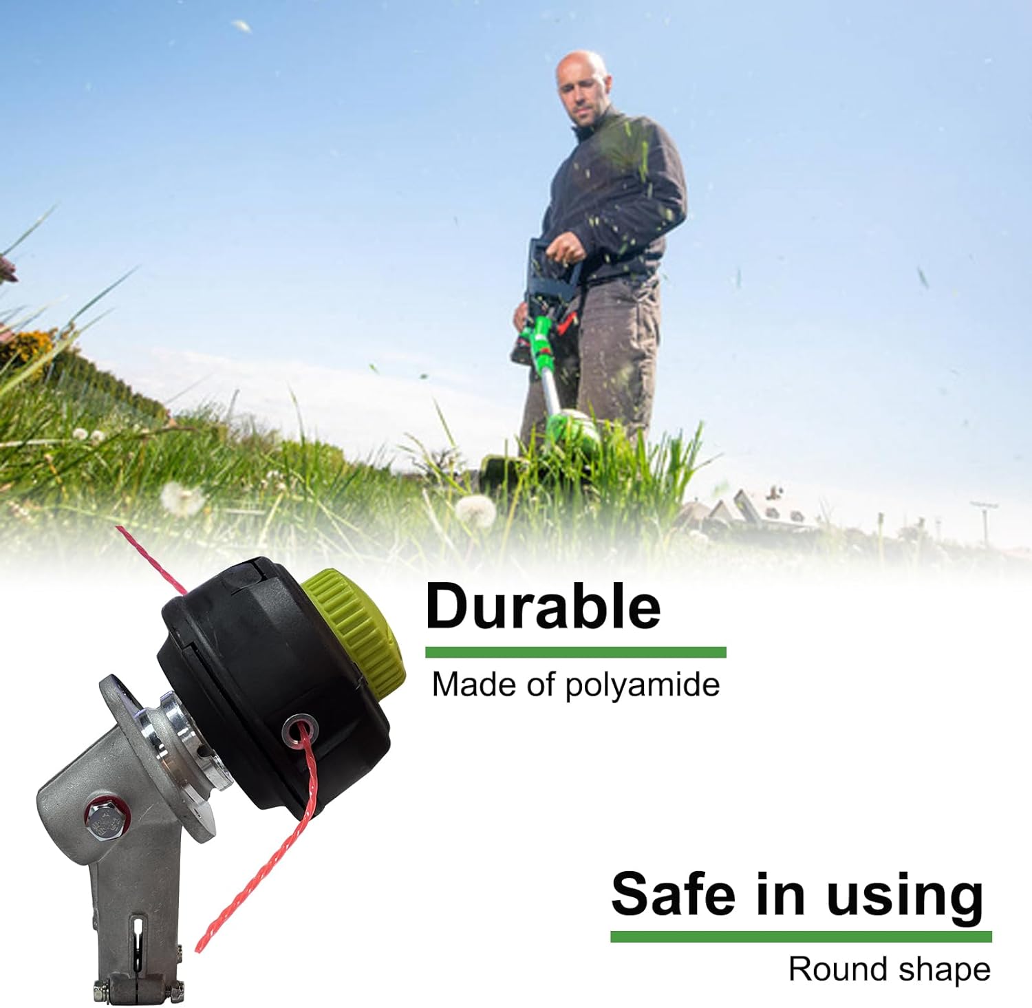 308210009 Trimmer Gear Head Replacement for RYOBI RY40250 RY40205BTL RY40270VNM RY253SS RY4CSS RY253SSVNM RY41135 Tring Trimmer Gear Head Part No. 308053004, 984244001, 308210002