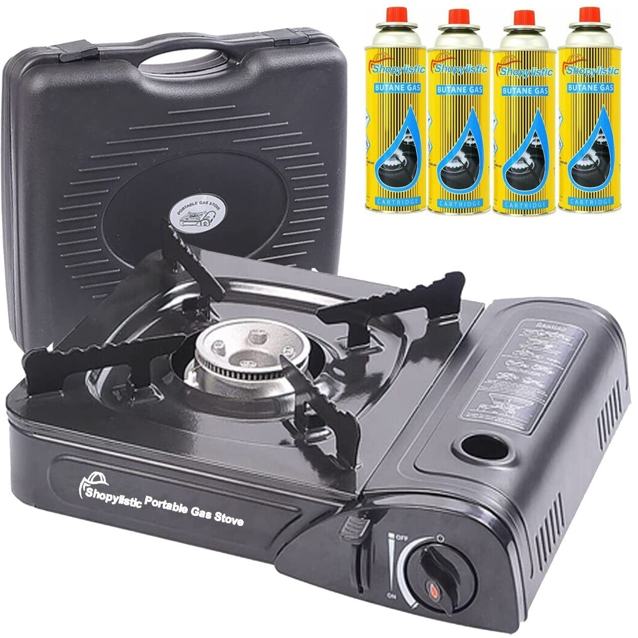 Buy Portable Camping Stove with Cary Case Premium Compliant Portable