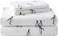 Vista 190 de Eddie Bauer - Full Sheets, Cotton Flannel Bedding Set, Brushed For Extra Softness, Cozy Home Decor (Dog Friends, Full)