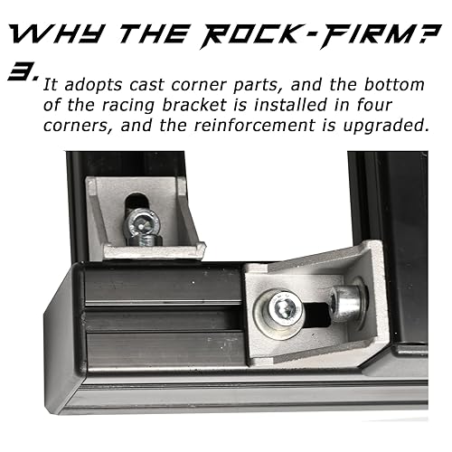 Miniatura 4 de Anman Rock-Firm Racing Simulator Cockpit with Red Seat