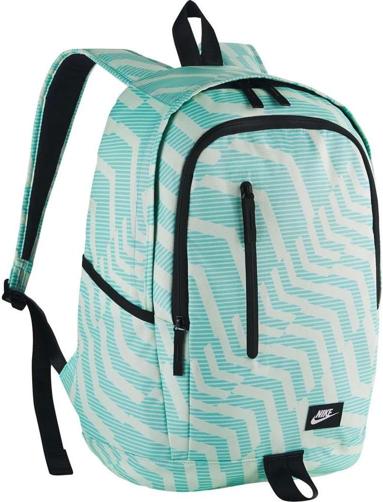 Nike NK All Access SOLEDAY BKPK-AOP, Blue (Light Aqua/Black/White), misc