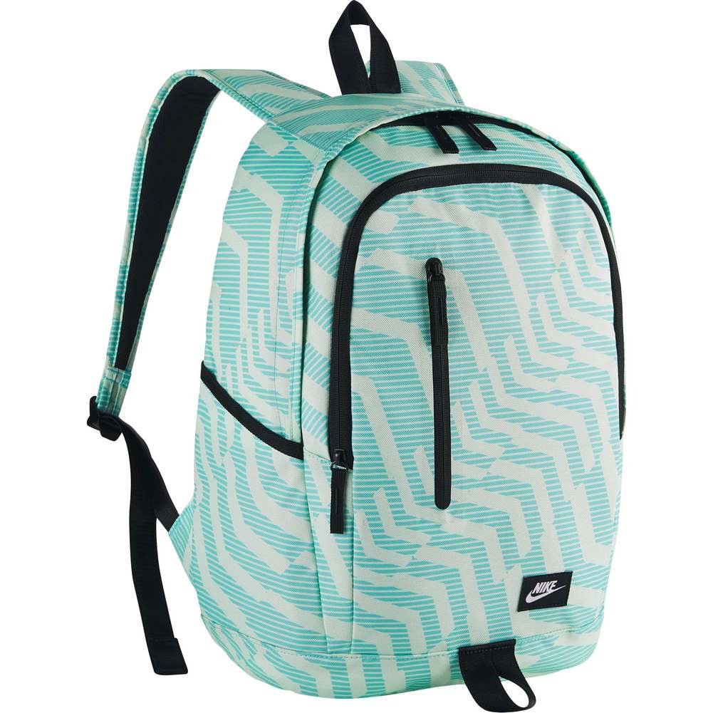 Nike NK All Access SOLEDAY BKPK-AOP, Blue (Light Aqua/Black/White), misc