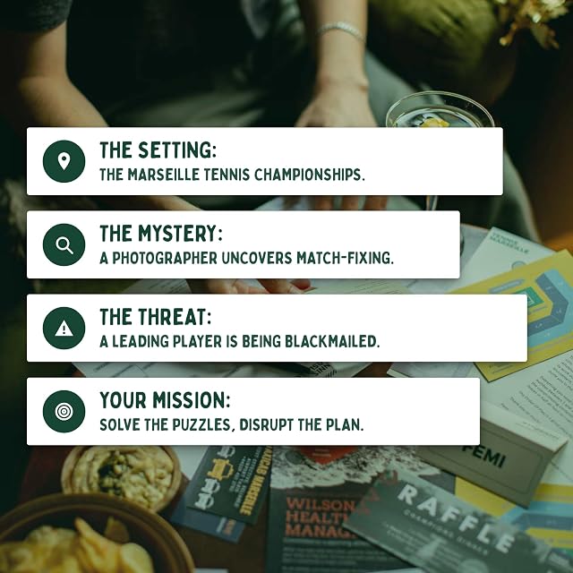 Foto 3 de 7 de Puzzlepost Escape Room en un sobre - Juego de Misterio y Rompecabezas noche de Juegos