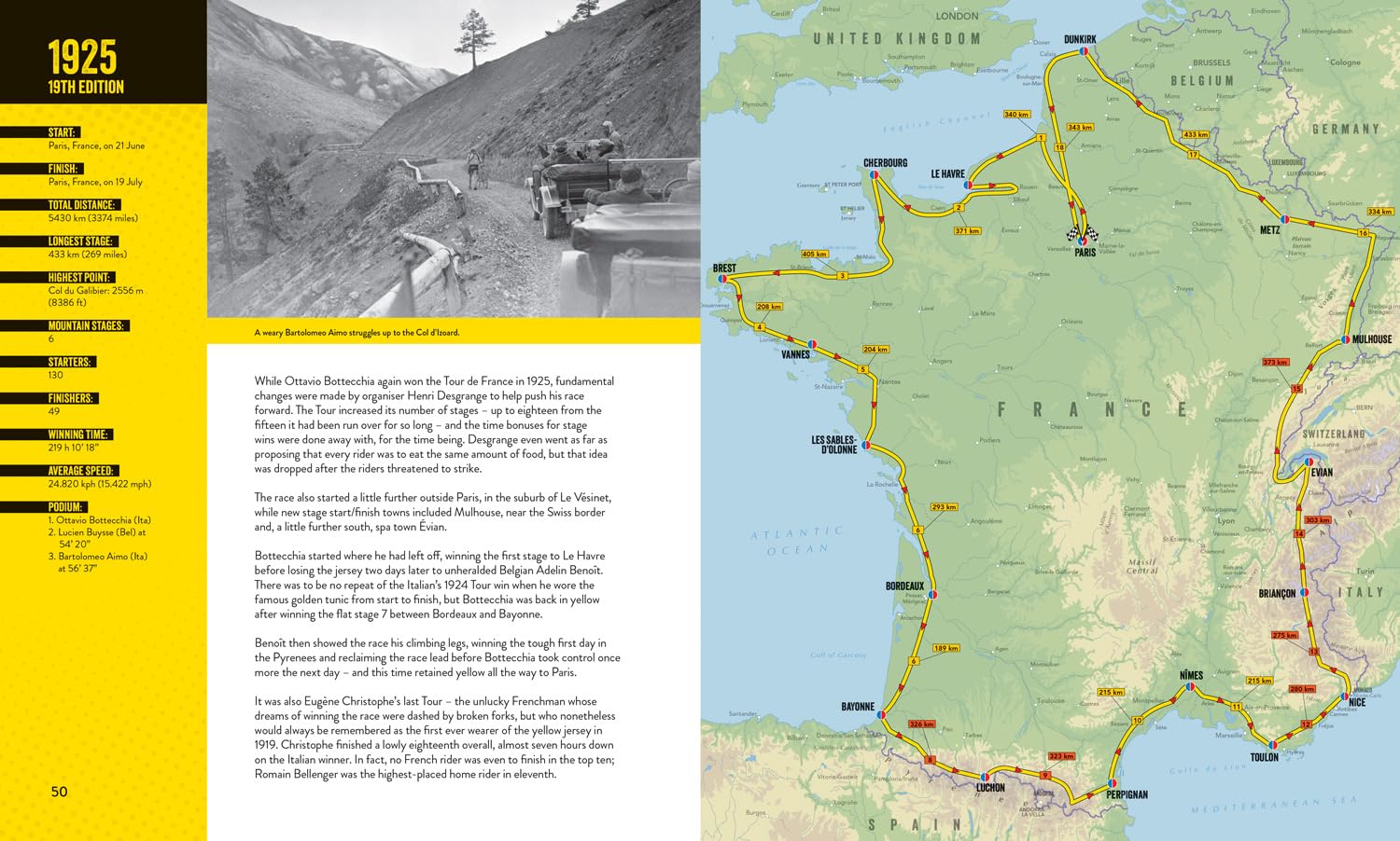 Mapping Le Tour: An illustrated guide to over 100 years of France’s most famous cycling race