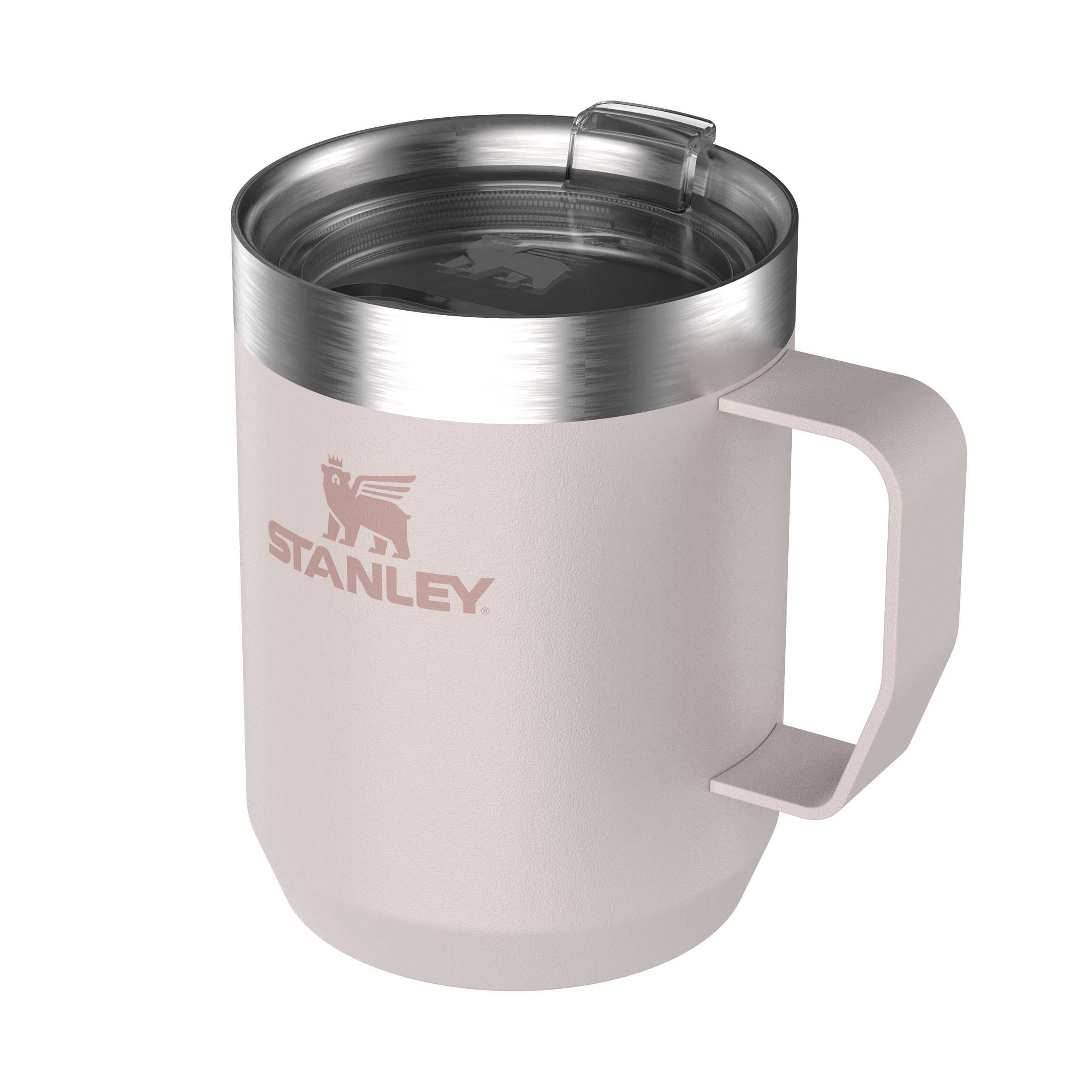 Stanley Classic Legendary Kubek Kempingowy 0.23L - Kubek kempingowy ze stali nierdzewnej - kubek termiczny Bez BPA do gorących napojów - Rose Quartz