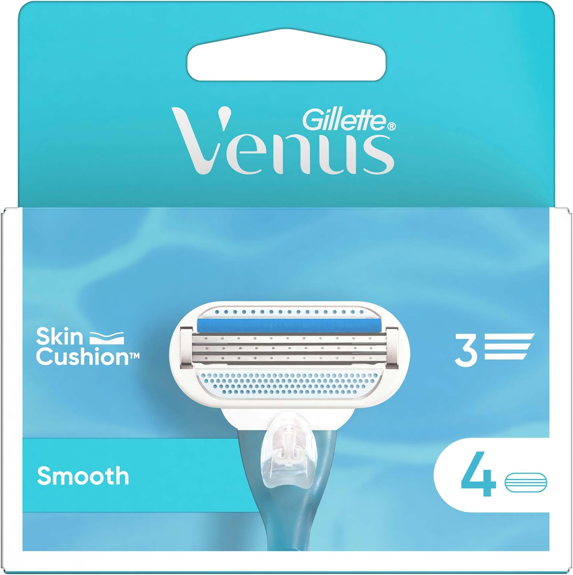 Venus Smooth Women's Razor Blades - 4 Refills