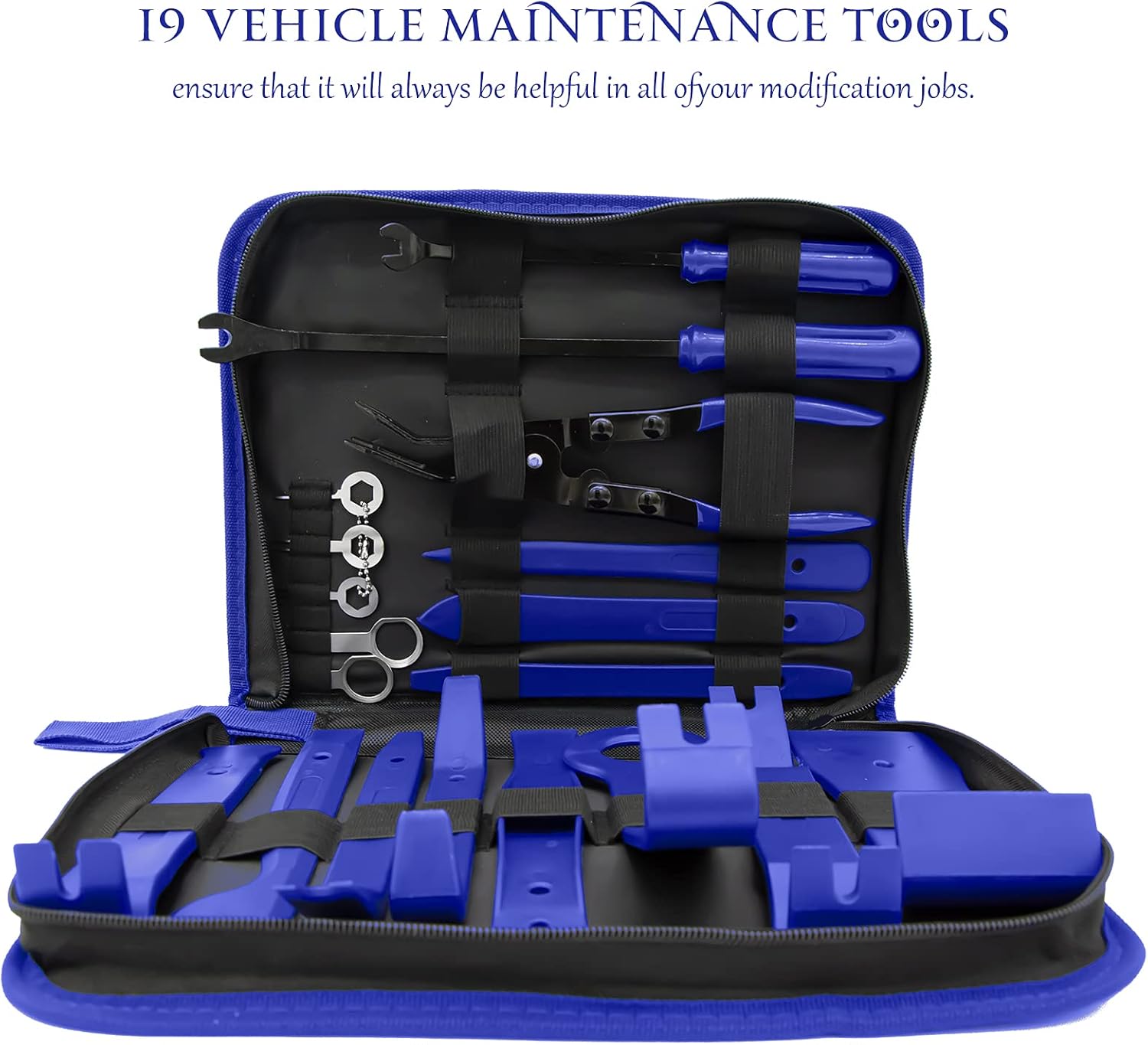 AXELECT 19Pcs Trim Removal Tools Clip Pliers,Car Panel Door Audio Trim Removal Tool Kit, Auto Clip Pliers Fastener Remover Pry Tool Set with Storage Bag : Automotive