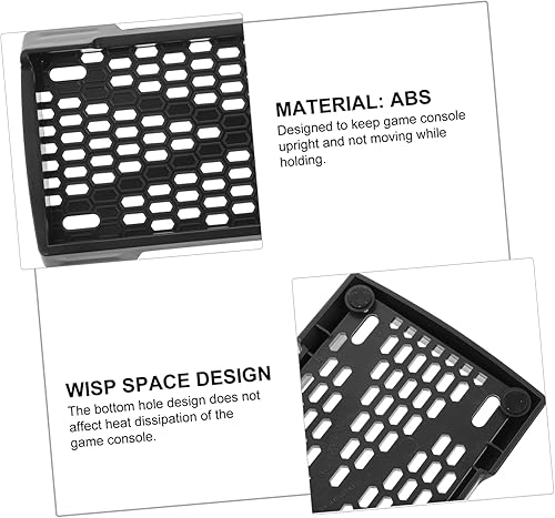 Miniatura 7 de Gatuida Gaming Stand 8pcs Bracket Base Vertical Stand Braces Vertical Stand for Game Console Cooling Stand for Game Console Vertical Holder for Game