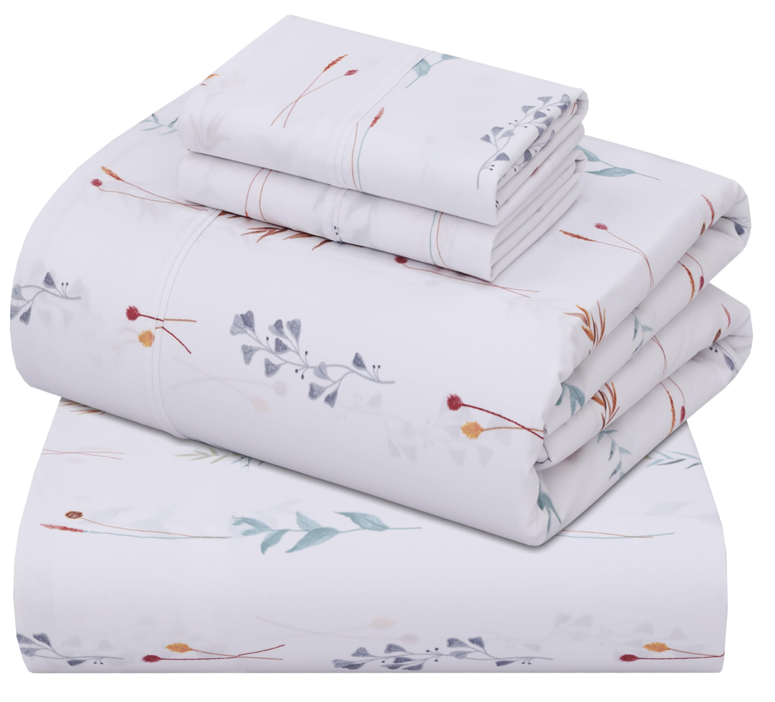 ZOYER King Percale Sheet Set Fairy Meadows