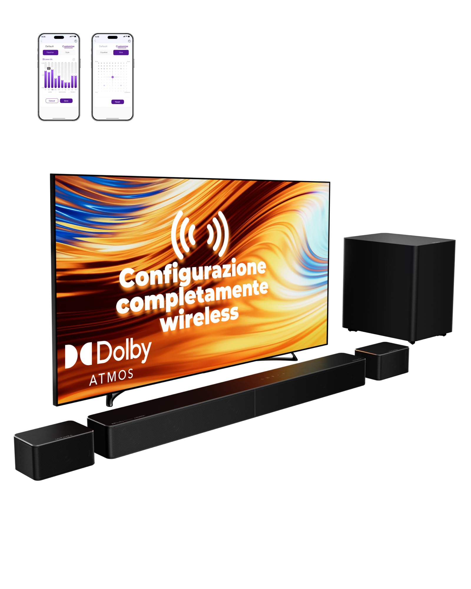 ULTIMEA 7.1 Soundbar TV — immagine 10 di 16